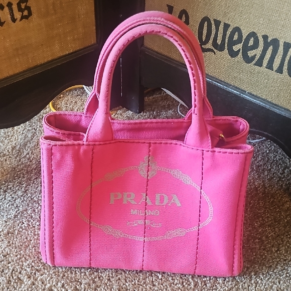 Prada Canapa small Tote Bag - Picture 1 of 13